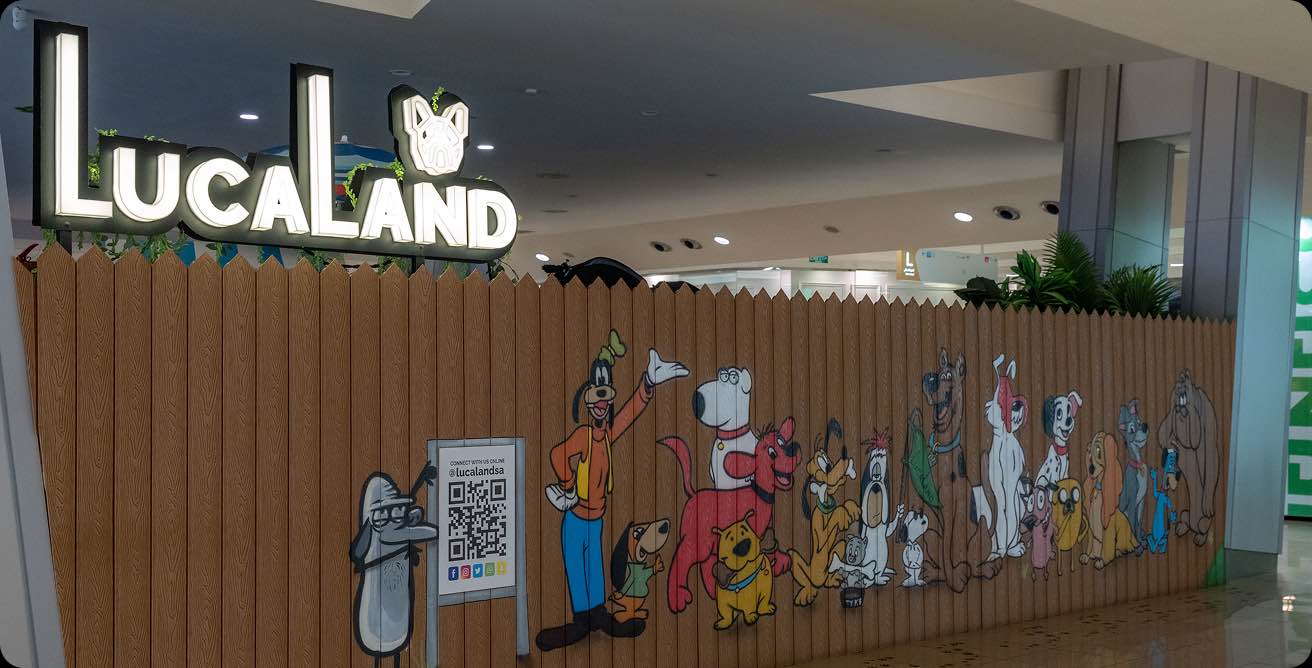 Hero Section for Luca Land