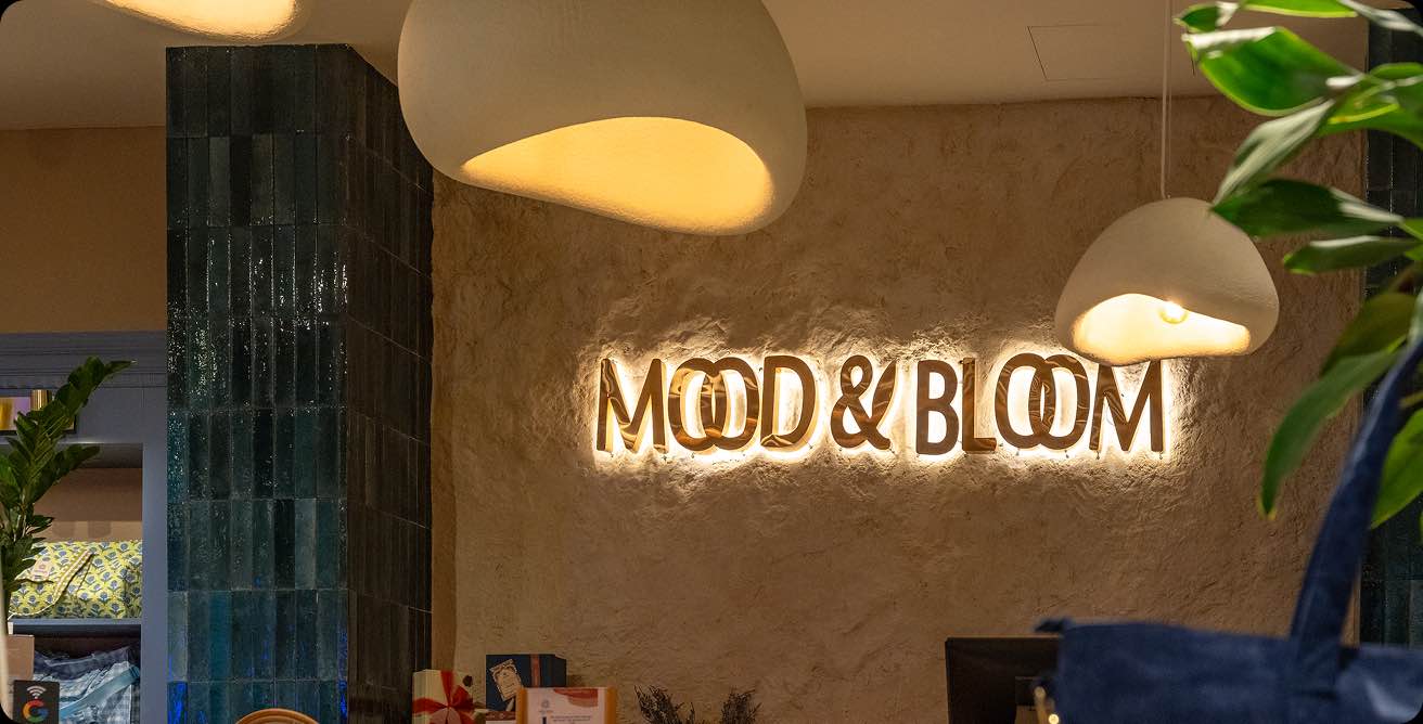 Hero Section for Mood & Bloom